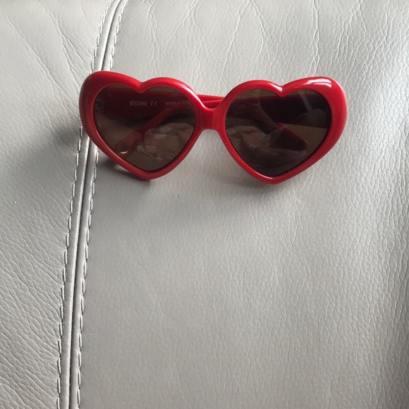 Moschino Accessories - Moschino heart shaped sunglasses